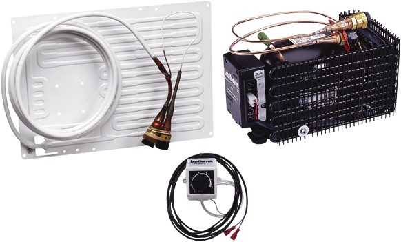 Qoo　1225 Isotherm Classic Compact GE80 inbouw koelunit - vlakke verdamper