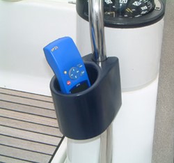 Ocean clip-on bekerhouder - navy - voor montage op buis Ø 25