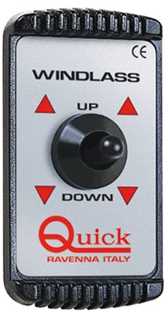 Quick ankerlier bedieningpaneel inbouw - met schakelaar UP/DOWN