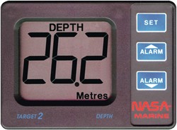 Nasa Target Dieptemeter met alarm signaal - weergave 0,8 tot 100 meter