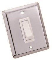Enkele wandschakelaar - 12V - 51 x 63.5 mm
