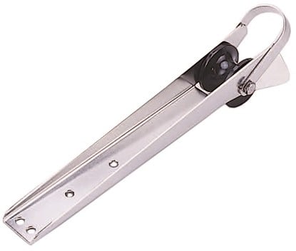 AAA RVS Ankerrol met PU-rol - RVS 304 - 387.4 mm