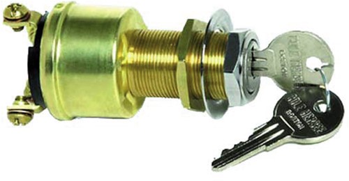 Cole Hersee contactslot aan/uit/start - inbouwdiameter 20 mm - 6-36V