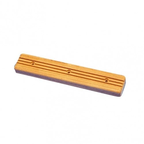 Teak Zwemtraptrede - vlak - 26 cm lang
