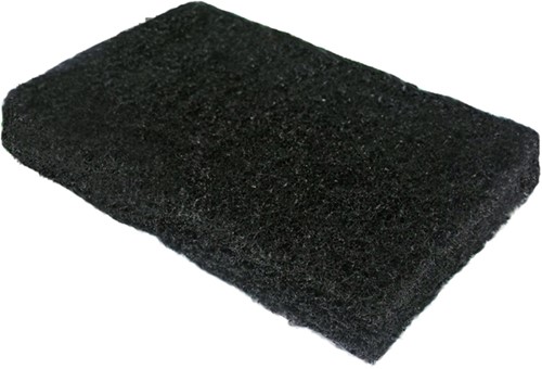StarBrite Scrub pad - zwart - grof - 12 cm lang
