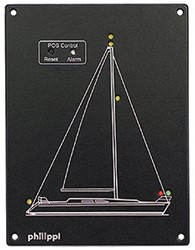 Philippi POS102 Zeilboot paneel - 110 x 145 mm - 12/24V