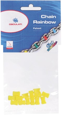 Osculati Chain Rainbow - 8 mm - BLAUW - 10 stuks kettingmarkering