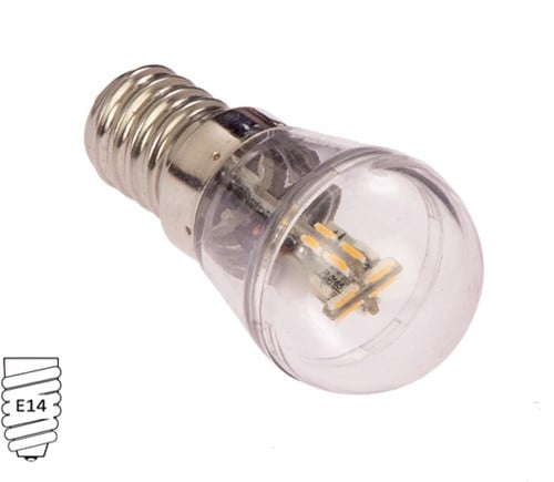 NauticLED  E14 10-35VDC 1.6/15W WW 26x56