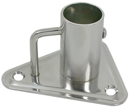 Boat Vision  Scepterpot 90ø › 25 mm. driehoekig A2/304