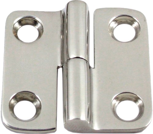 Boat Vision  Paumelle gegoten RVS 316 links. 37x37x2.6mm