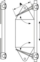 Plastimo universele stootwilhouder neerklapbaar-3