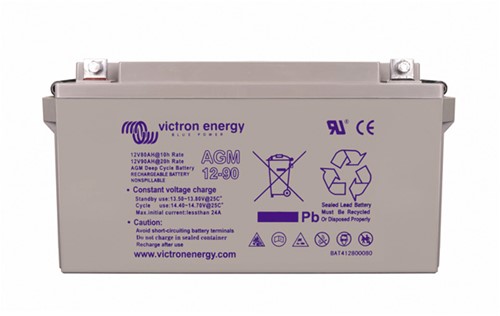 Victron AGM Deep Cycle accu - 12V - 90Ah