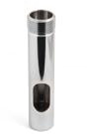 AC Marine antenne-adapter pijpje - messing verchroomd