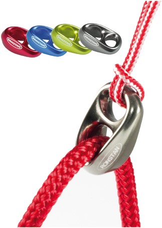 Ronstan lazyjack Shocks - Rood - voor lijn 1,5/ 5,0 mm - p/2