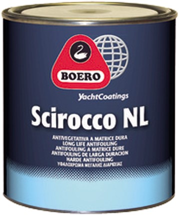 Boero Scirocco NL Antifouling - Rood Bruin - 5 Liter - Zelfslijpend