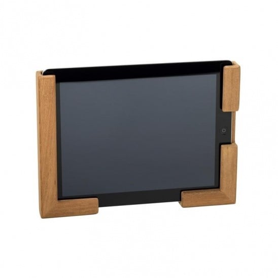 Tablet houder Teak 2 George Kniest