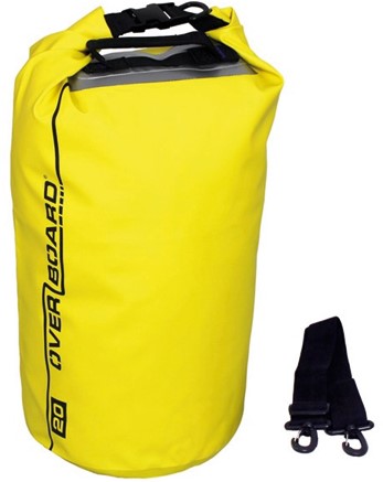 Overboard Dry tube waterdichte tas -  20 ltr geel