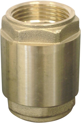 Terugslagklep 3/4 messing