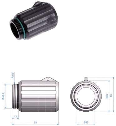 Losse Adapter t.b.v. hendelset 00305167+00305170