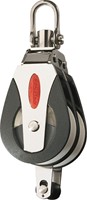 Ronstan AP-serie 50 dubbelschijfsblok met hondsvot