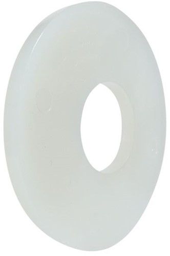 Kunststof Sluitring - PA DIN 9021 - M12 37 x 3,0 x 13 - Naturel