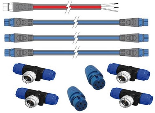 Raymarine SeaTalkNG backbone kit (2x A06031, 1x A06037, 2x A06036, 4x A06028, 1x A06049)