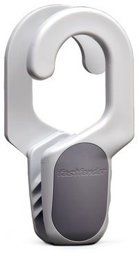 Fastfender 40 stootwilklem - 40 mm - per 2 stuks - wit