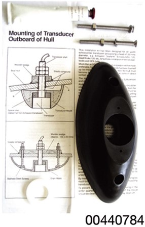 Nasa Thruhull montage kit voor dieptetransducer