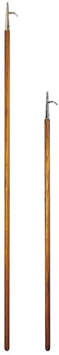 ARC Teak bootshaak / pikhaak met verchroomde kop - 2,0 meter