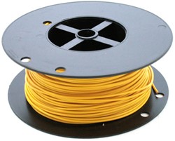 Dunwandige laagspanning bedradingskabel - Geel - 0,75 mm²