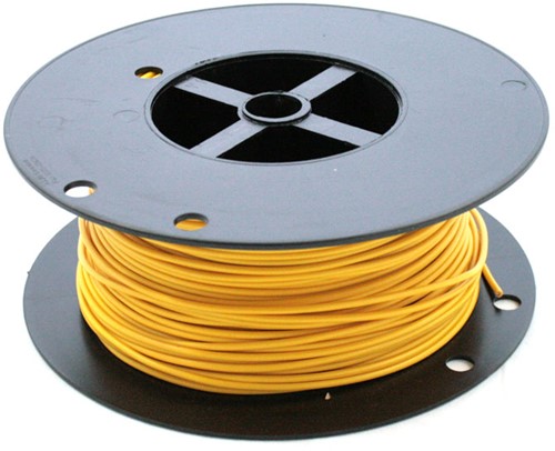 Montage kabel PVC geel 1.5 mm2
