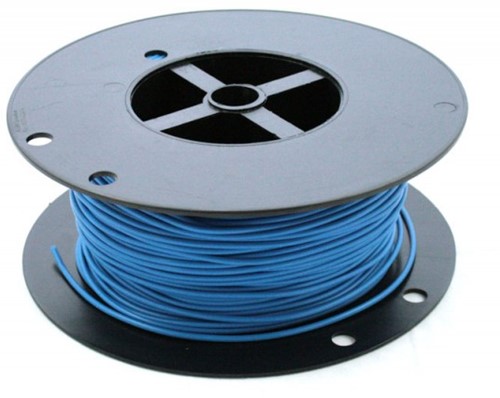 Dunwandige laagspanning bedradingskabel - Blauw - 0,75 mm²