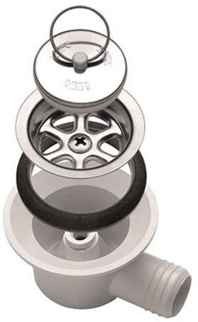 Gimeg Afvoerplug 25mm recht