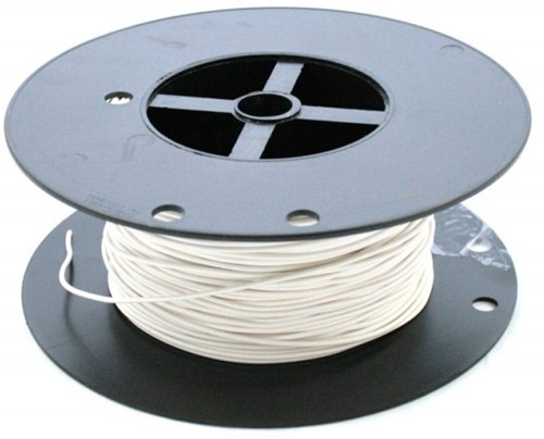 Dunwandige laagspanning bedradingskabel - Wit - 0,75 mm²