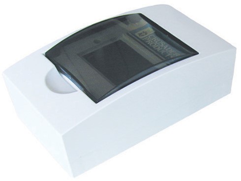 Haba zekeringkast 4-module unit