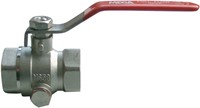 Kogelkraan (kogelafsluiter) messing met vorstbeveiliging - binnen-/binnendraad - 1/2 inch