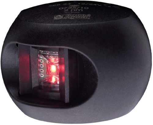 Aqua Signal AS34 Led Bakboordlamp - zwart- LED Navigatieverlichting