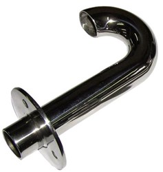 RVS Zwanenhals - 21 mm uitwendig - dekdoorvoer