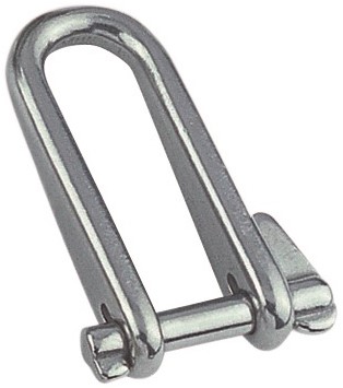 Boat Vision  D-sluiting lang met sleutelpen 5 x 13 x 40 mm, 954 kg A4/316