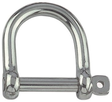 Boat Vision RVS A4 D-sluiting breed - 5 x 25 x 20 mm - breeklast 750 kg