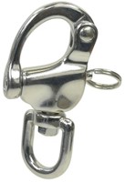 Boat Vision RVS A4 snapsluiting (snapshackle) met warteloog - 70 x 12 x 12 mm - breeklast 1.800 kg
