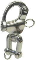 Boat Vision RVS A4 snapsluiting (snapshackle) met wartel en schroefpen - 70 x 12 x 12 mm