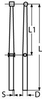 Boat Vision Scepter ›25 x 740 mm. A4/316-3