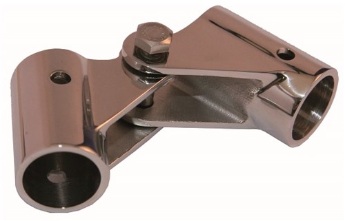 RVS Buiskapscharnier Ø 25 mm - 80 x 47 mm - A4-316
