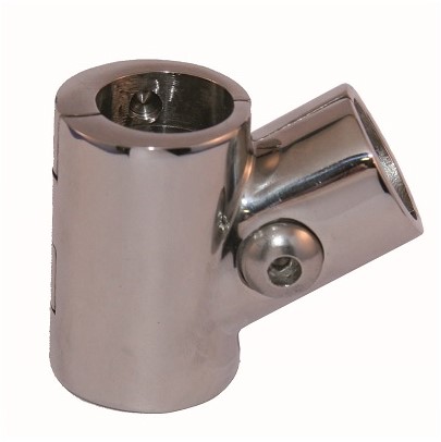 RVS Buiskapbeslag Y-scharnierend Ø 22 mm - A4-316