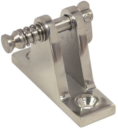 RVS Bevestigingsoog met demontabele pen - 62 x 18 x 37 mm - A4-316