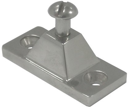 RVS Buiskapdekbeslag vlak - 50 x 23 x 35 mm - A4-316