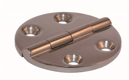 Boat Vision  Scharnier rond 64 x 64 x 4 mm.