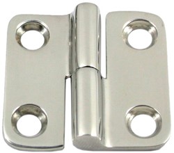 Boat Vision Paumelle gegoten RVS 316 rechts. 37x37x2.6mm