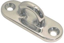 Boat Vision Dekoog ovale grondplaat  75 x 22 mm./A4-316